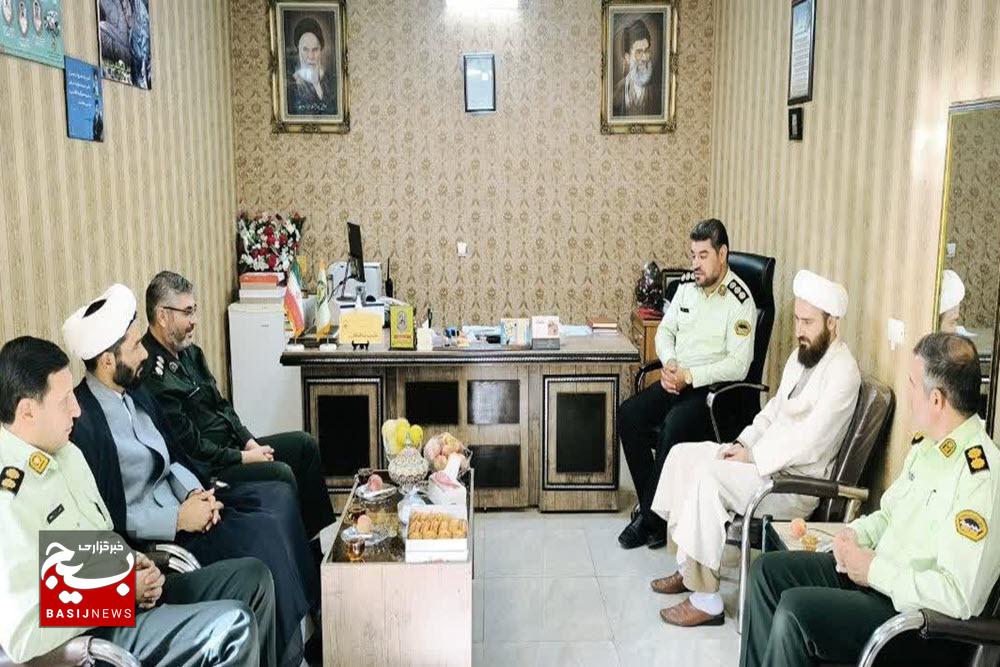 دیدار فرمانده سپاه ناحیه اسدآباد با فرمانده انتظامی شهرستان