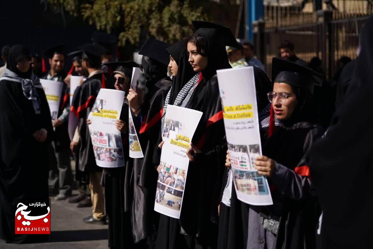 اجتماع بزرگ دانشجویان انقلابی مشهد به مناسبت سالگرد عملیات طوفان الاقصی اجتماع بزرگ دانشجویان انقلابی مشهد به مناسبت سالگرد عملیات طوفان الاقصی