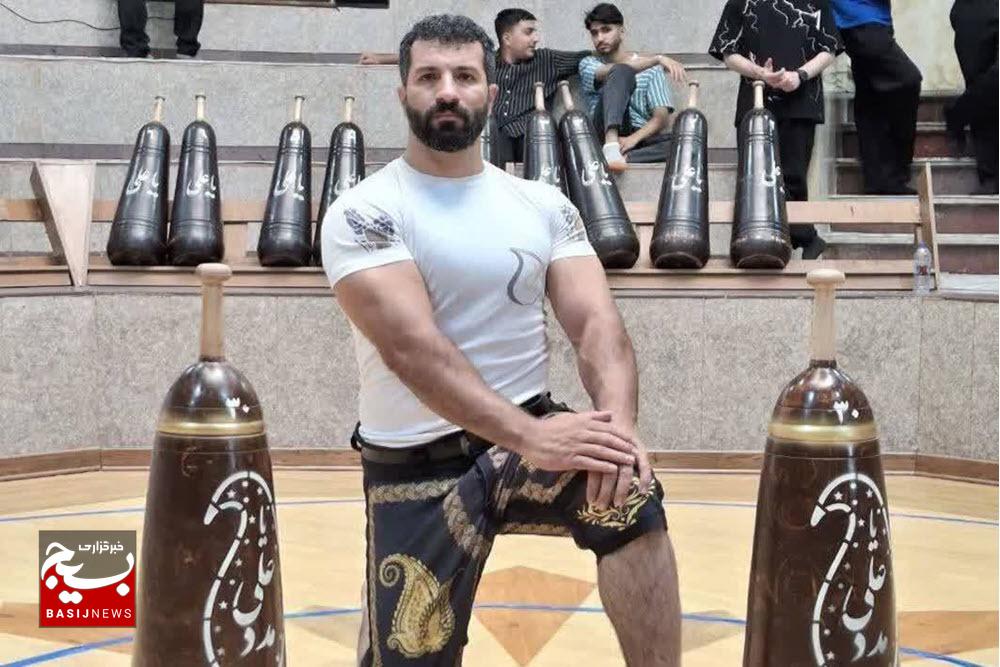 جعفر نوری، پهلوان همدانی قهرمان آسیا در رشته میل‌گیری سنگین شد