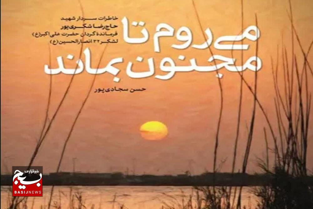 رونمایی از کتاب «میروم تا مجنون بماند» در همدان