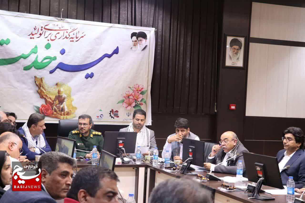 بمناسبت هفته دفاع مقدس برگزاری قرارگاه صنعتی سپاه فجر در شهرک صنعتی شیراز