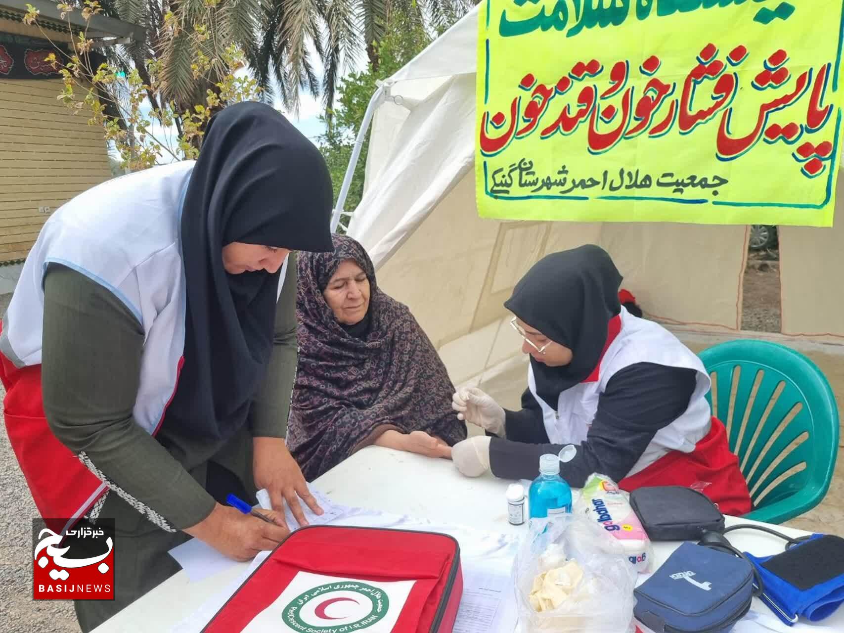 برپایی میز خدمت ادارات کل در شهرستان گنبکی