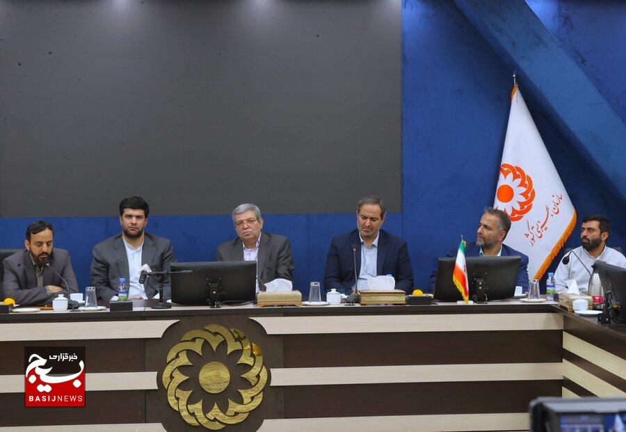 آیین تکریم و معارفه فرمانده حوزه مقاومت بسیج سازمان بهزیستی کشور برگزار گردید