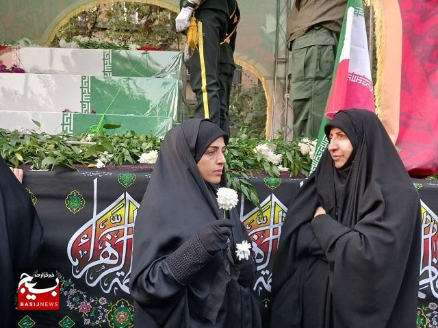 آیین تشییع یکصد شهیدگمنام در تهران برگزار شد