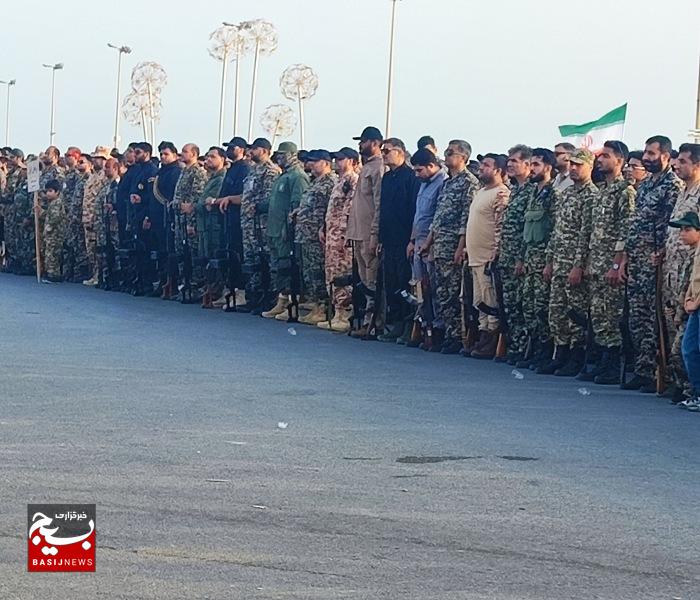 رزمایش جان فدای ایران امام رضایی در گناوه