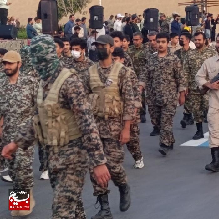 رزمایش جان فدای ایران امام رضایی در گناوه