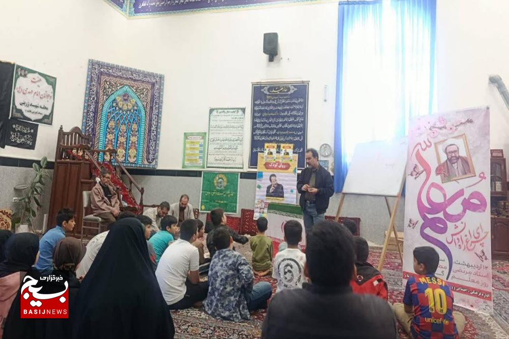 برگزاری برگ دوم رواق کودک در محله زرینی ملایر