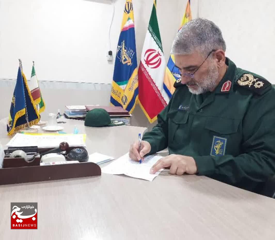پیام تسلیت فرمانده سپاه حضرت ولیعصر (عج) خوزستان در پی درگذشت خواهر نماینده ولی فقیه و امام جمعه محترم اهواز