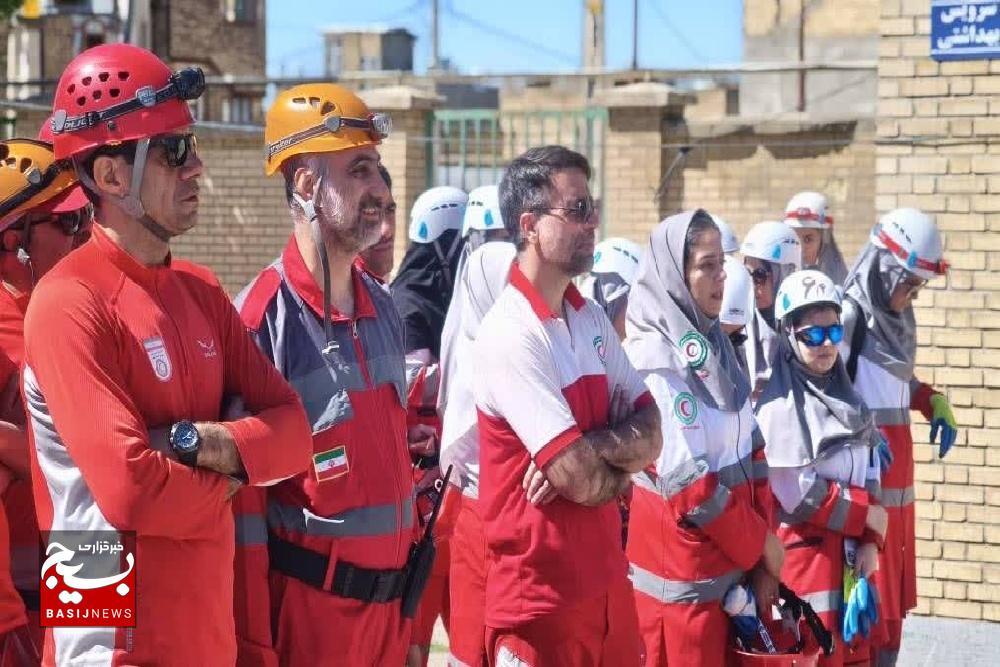 برگزاری مانور سراسری آواربرداری در اسدآباد