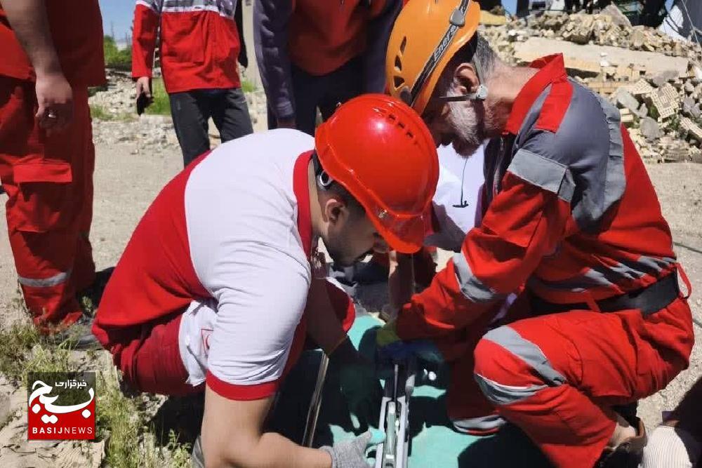 برگزاری مانور سراسری آواربرداری در اسدآباد