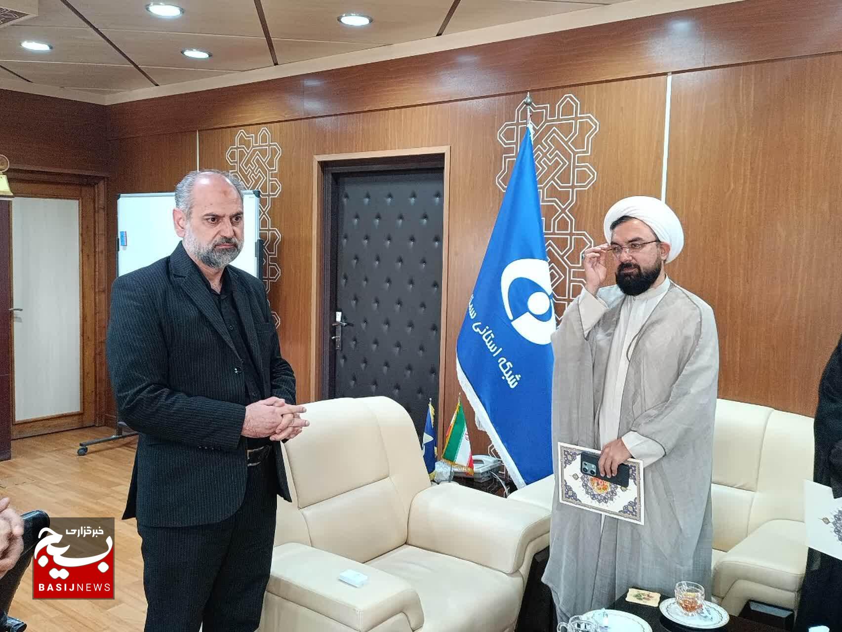 دیدارمشاور استاندار و مدیر ستاد اقامه نمازاستان با مدیر کل و معاونین صدا و سیمای استان سمنان