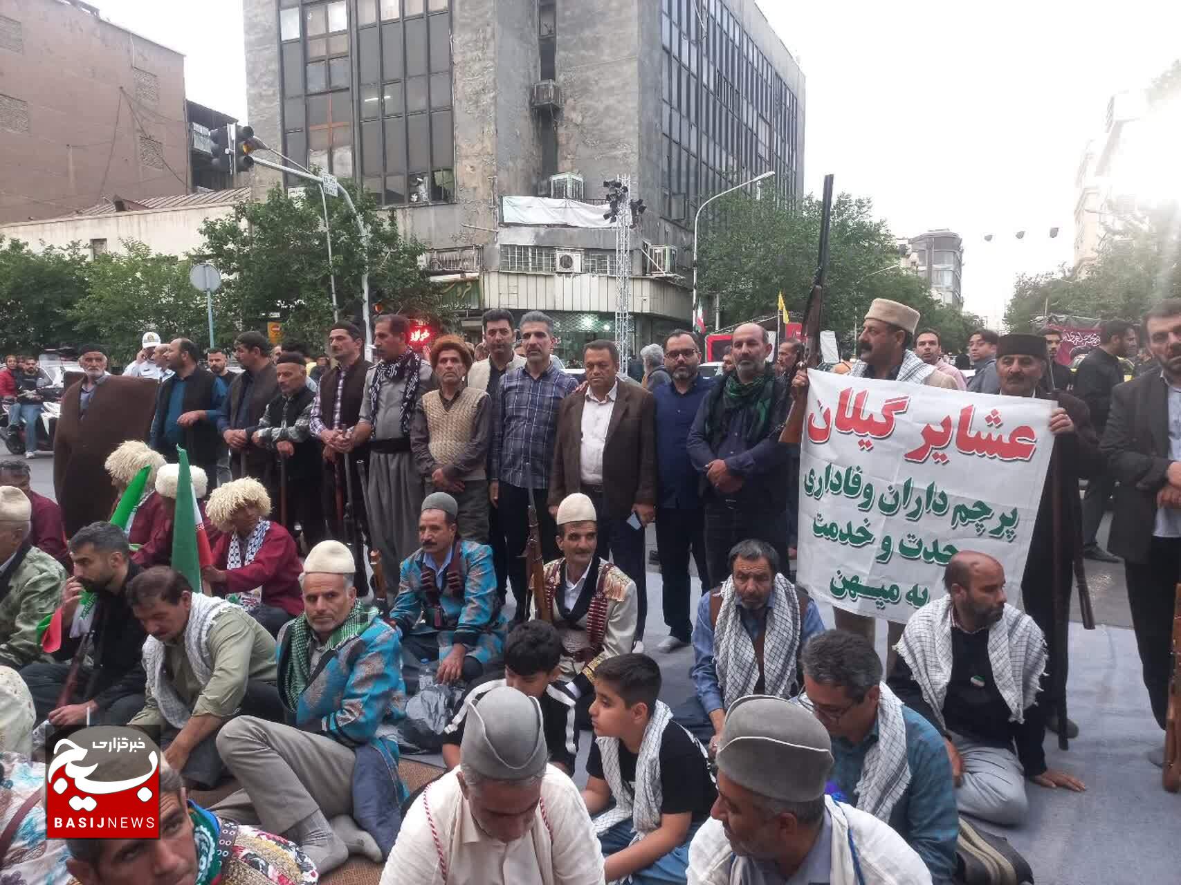 تجدید میثاق عشایر گیلانی کشوردوست با آرمان‌های امامِ شهید امت