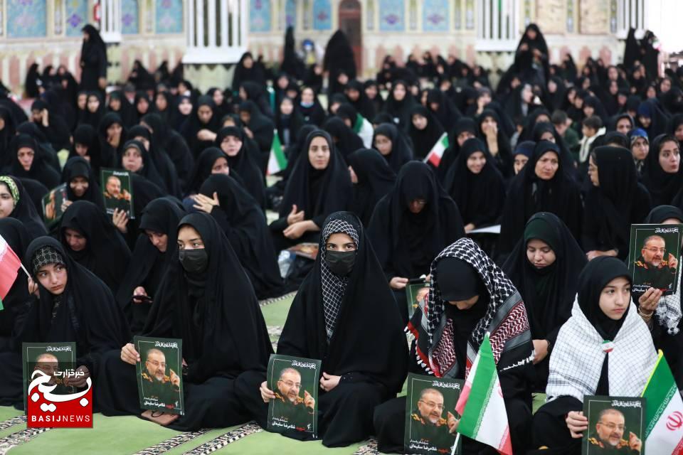 مراسم چهلمین روز شهادت سرلشکر پاسدار حاج غلامرضا سلیمانی