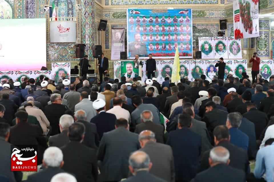 مراسم چهلمین روز شهادت سرلشکر پاسدار حاج غلامرضا سلیمانی