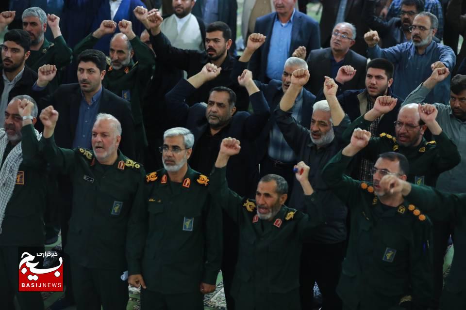 مراسم چهلمین روز شهادت سرلشکر پاسدار حاج غلامرضا سلیمانی