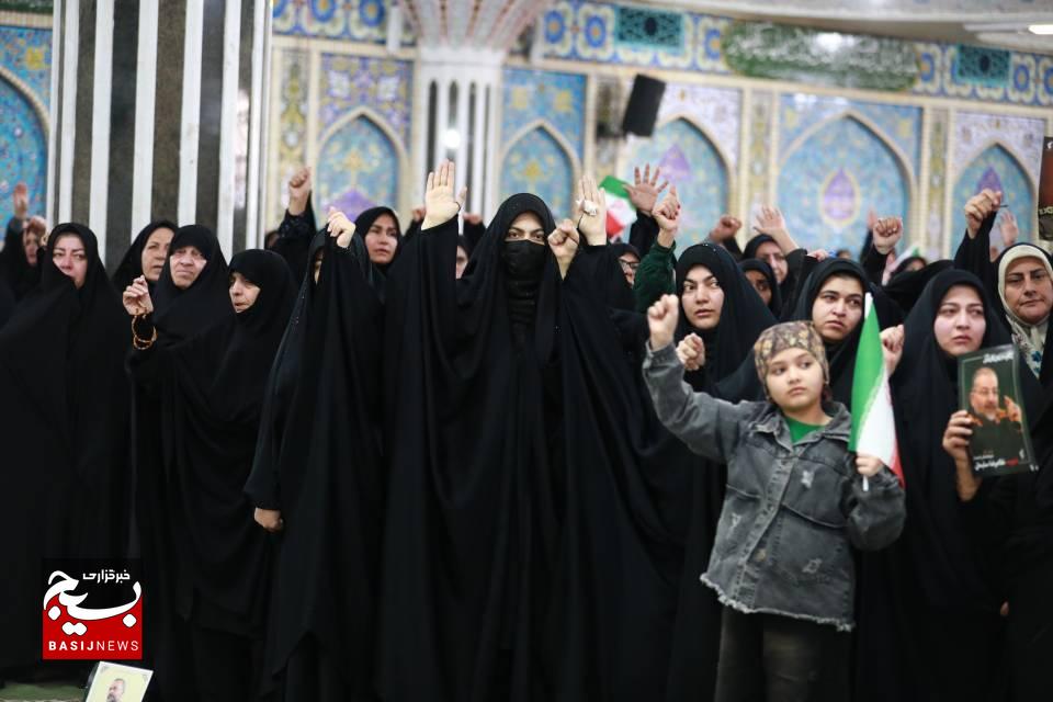 مراسم چهلمین روز شهادت سرلشکر پاسدار حاج غلامرضا سلیمانی