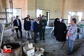 بازدید فرمانده سپاه انصارالحسین(ع) همدان از مجتمع شهید همدانی