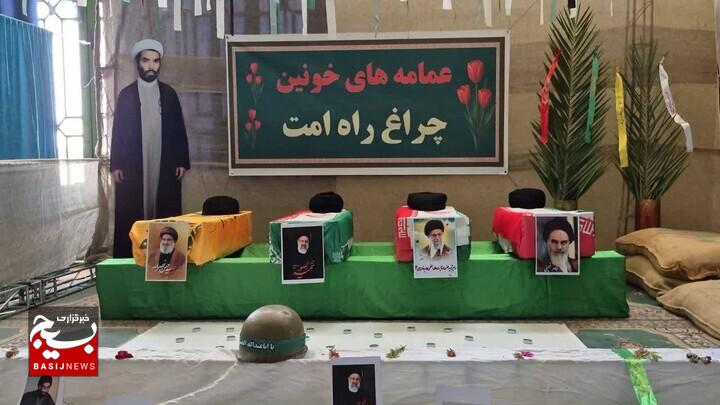 نمایشگاه از محراب تا معراج طلاب عنبرآباد