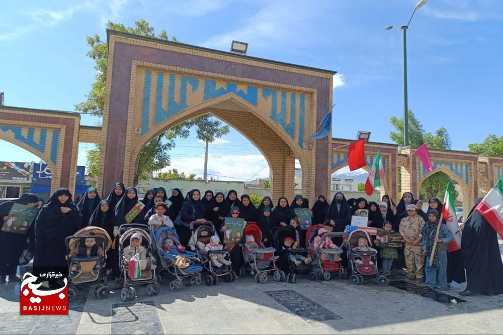 نمایش پیوند نسل نو با شکوه شهادت در گلزار شهدای صالح‌آباد