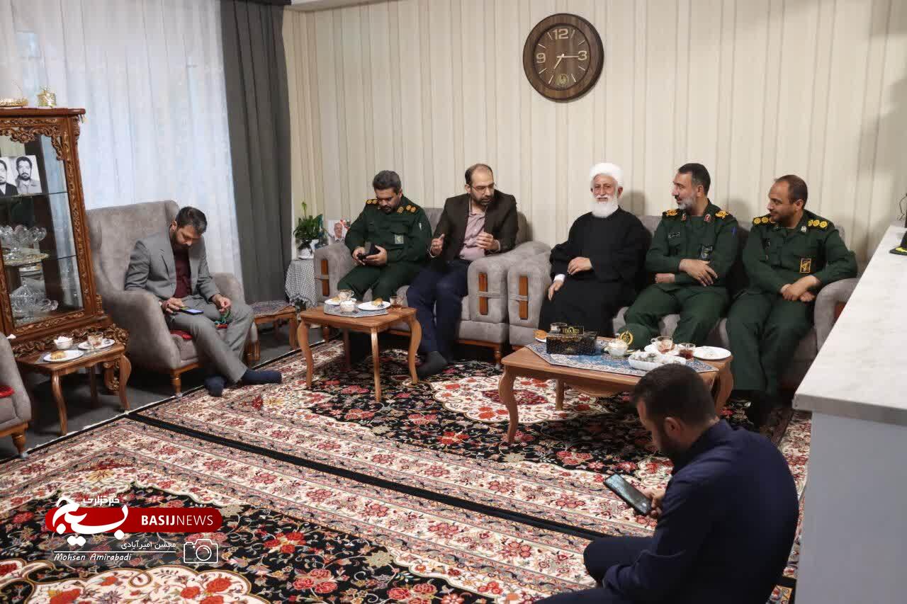 دیدار سردار عمومهدی با خانواده معظم شهدا