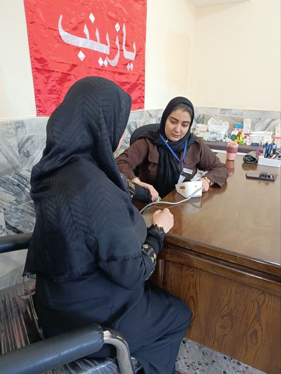 استقرار موکب پزشکی «شهید حنانه رستمی» قزوین در مشهد مقدس/ خدمترسانی شبانهروزی به زائران مراسم تشییع امام شهید امت استقرار موکب پزشکی «شهید حنانه رستمی» قزوین در مشهد مقدس/ خدمترسانی شبانهروزی به زائران مراسم تشییع امام شهید امت