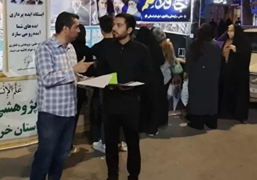 تجلی پیوند «ایثار و دانایی» در میدان شهید بجنورد/ گزارش سلسله رویدادهای «میعادگاه» ۱۱۱ تا ۱۱۶ در موکب «جان‌فدای علم»