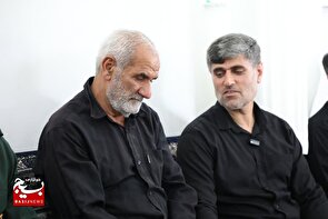 دیدار جانشین سرمایه انسانی سازمان بسیج  کشور با خانواده شهدای جنگ تحمیلی سوم در صومعه سرا 