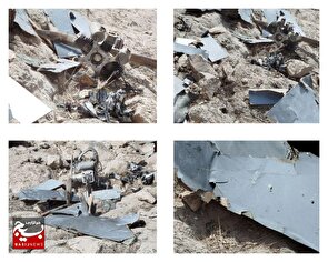 انهدام یک فروند پهپاد «لوکاس» در بندرعباس توسط رزمندگان سپاه