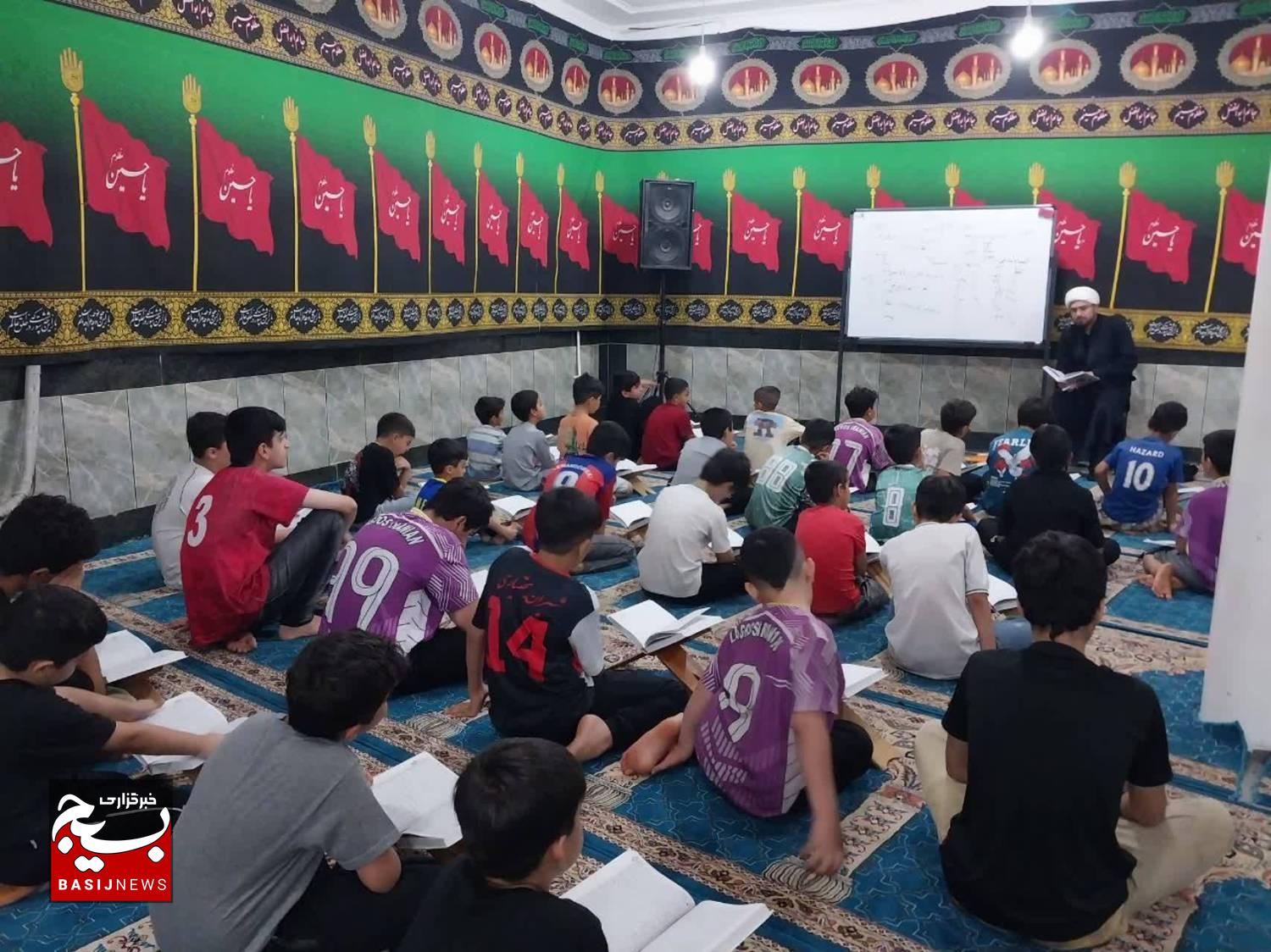 برگزاری حلقات قرآنی مسجد باب‌الحوائج (ع) سرقنات