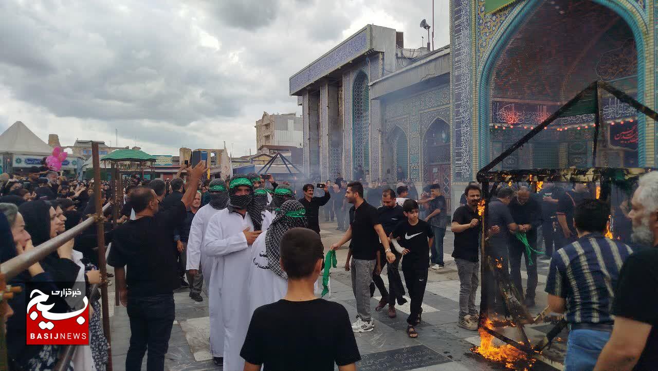 آیین سنتی «آتش زدن خیام» با قدمت یکصد سال در آستانه اشرفیه برگزار شد آیین سنتی «آتش زدن خیام» با قدمت یکصد سال در آستانه اشرفیه برگزار شد