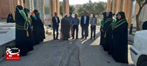 در هفته وقف، آیین گلباران و تجدید میثاق با شهدای شهرکرد