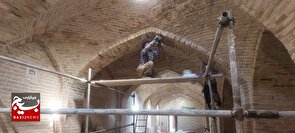 آغاز مرحله جدید مرمت کاروانسرای تاریخی محمدآباد