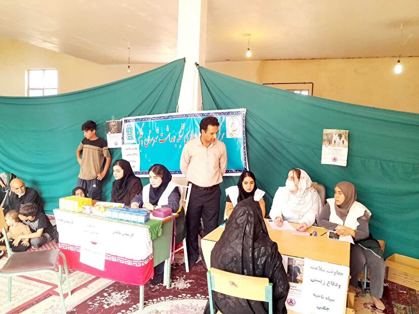 برگزاری اردوی جهادی پزشکی به مناسبت هفته دولت در شهرستان چگنی