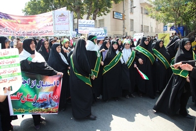 راهپیمایی روز قدس مرکز استان گلستان-تیرماه 95
