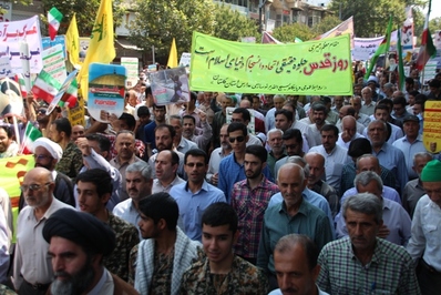 راهپیمایی روز قدس مرکز استان گلستان-تیرماه 95