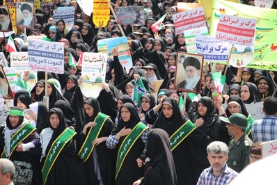 راهپیمایی روز قدس مرکز استان گلستان-تیرماه 95