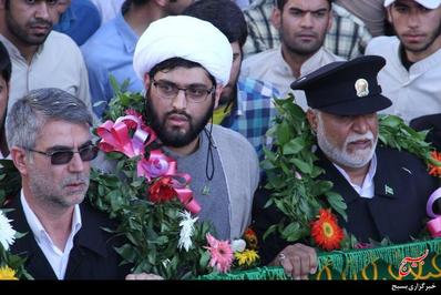استقبال از خادمان حرم مطهر رضوی در استان چهارمحال وبختیاری