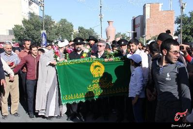استقبال از خادمان حرم مطهر رضوی در استان چهارمحال وبختیاری