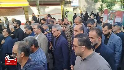 مراسم تشییع شهدای حمله تروریستی