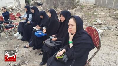 دورهمی شاعران در معراج شهدای آستانه اشرفیه