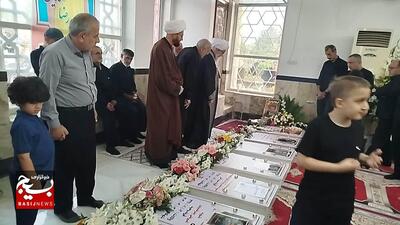 یادواره شهدای حمله تروریستی به آستانه اشرفیه