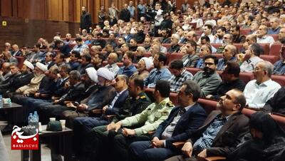 مراسم شهیدان انصاری و نورانی در رشت