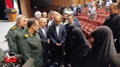 مراسم شهیدان انصاری و نورانی در رشت