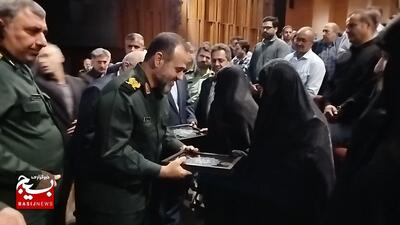 مراسم شهیدان انصاری و نورانی در رشت