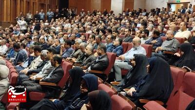 مراسم شهیدان انصاری و نورانی در رشت