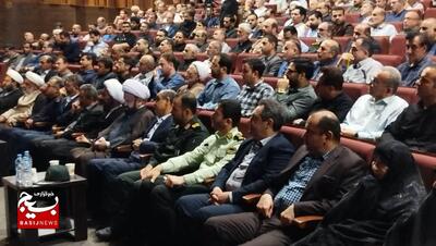 مراسم شهیدان انصاری و نورانی در رشت