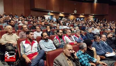 مراسم شهیدان انصاری و نورانی در رشت