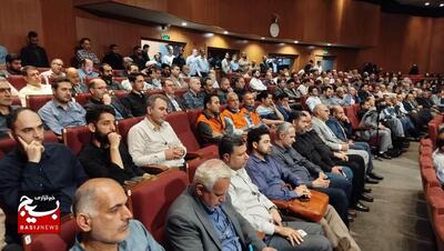 مراسم شهیدان انصاری و نورانی در رشت