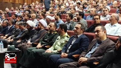 مراسم شهیدان انصاری و نورانی در رشت