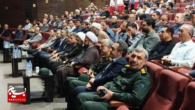 مراسم شهیدان انصاری و نورانی در رشت